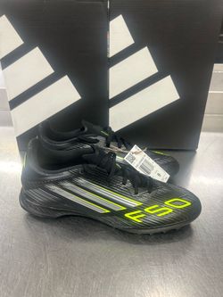 Adidas F50 League TF Soccer shoes  JH7725 Black Lucid Lemon  size 7 & 8  men’s