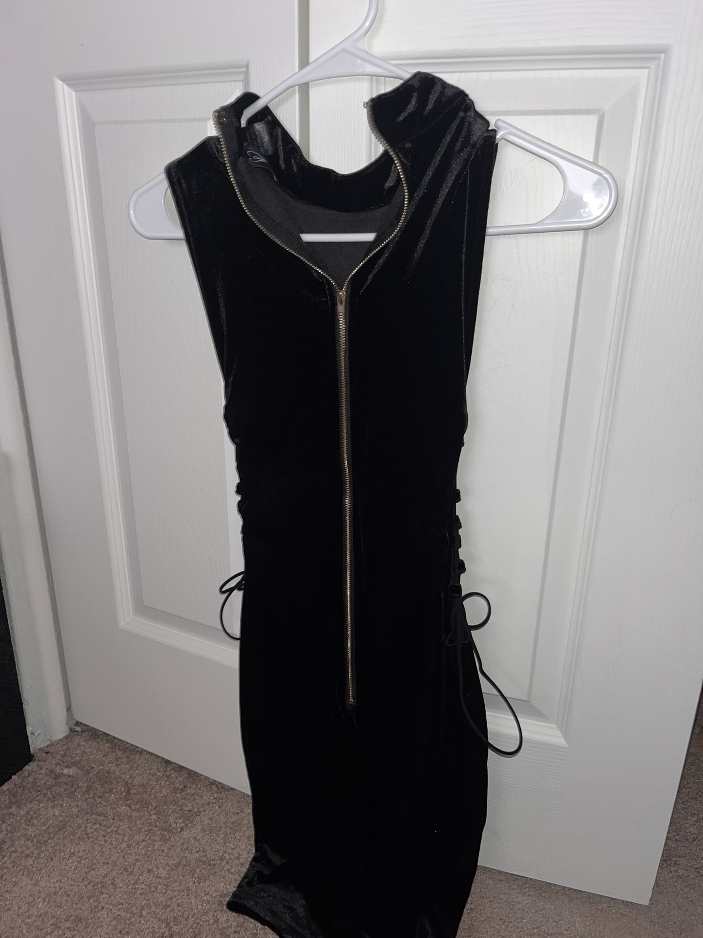 Black Silk Dress