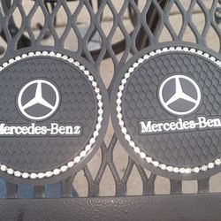 2-Mercedes Benz Cupholder Inserts