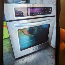 Kitchen Aid 27" Wall Oven Mint
