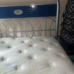 Full size bed wit frame and night stand