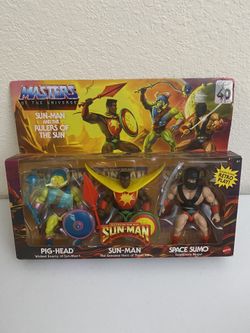 Masters Of The Universe Sun Rulers Retro 40th Set 