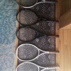 5 Tennis Rackets 