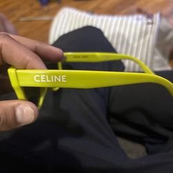 Celine Neon Yellow Sunglasses