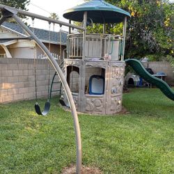 Lifetime Shop well Adventure Tower Swing Set 