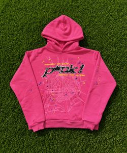 spider hoodie pink v1