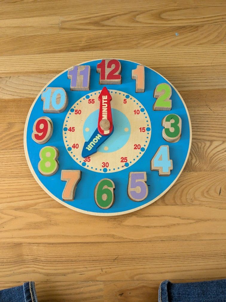 Melissa And Doug My First Learning Clock Puzzle