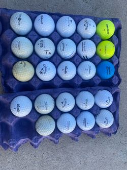 Mixed Lot of 25 Used Golf Balls