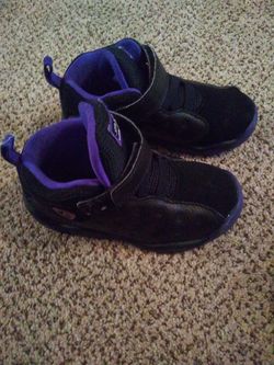 Purple & Black Jordans