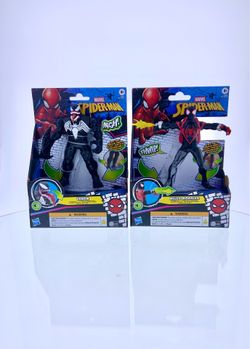 Marvel Spider-Man Action Verse: Venom & Miles Morales Action Figures 2pk