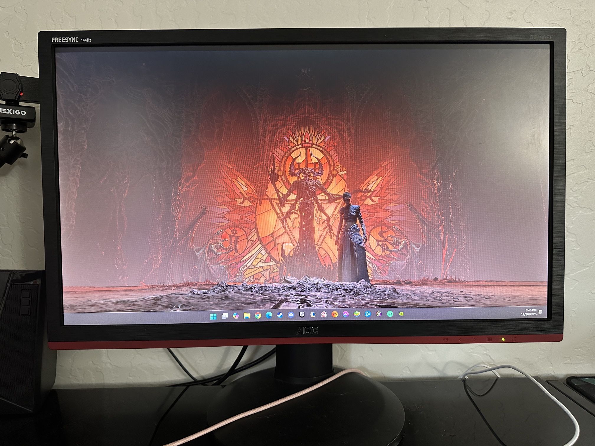 24” AOC Gaming Monitor (Red/Black)