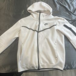 White Nike Tech Hoodie Size Small