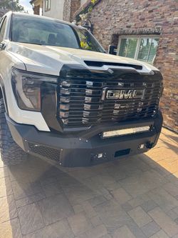 2024 HD 2500GMC Truck Custom Front Bumper with LED Light Bar