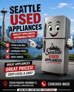 Affordable Repair and Sale management And landlord special Certified Refurbish Washer Dryer Fridge Stove Oven Stackable Free Warranty