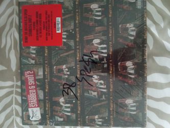 Signed Record of Stabbed and Shot 2 by 38 Spesh and Benny the Butcher