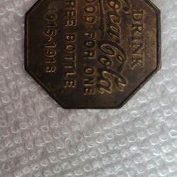 coin Military Coco Cola TOKEN USED IN WWII