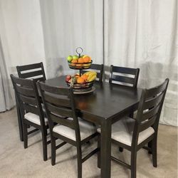 Ashley Furniture Dining Table With 6 Chairs 