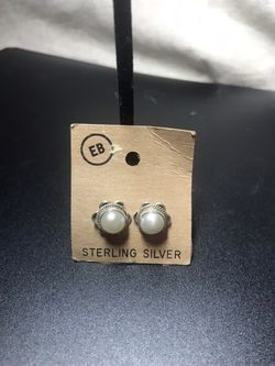 Pearl Silver earrings