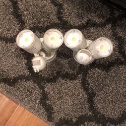 2 Outdoor LED Flood Double Light Motion Detection