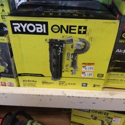 Ryobi 18v Straight Finish Nailer 