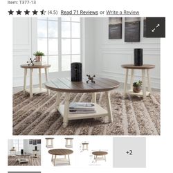 Ashley Furniture Coffee Table Set