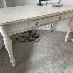 Chic Writing Desk With Large Drawer