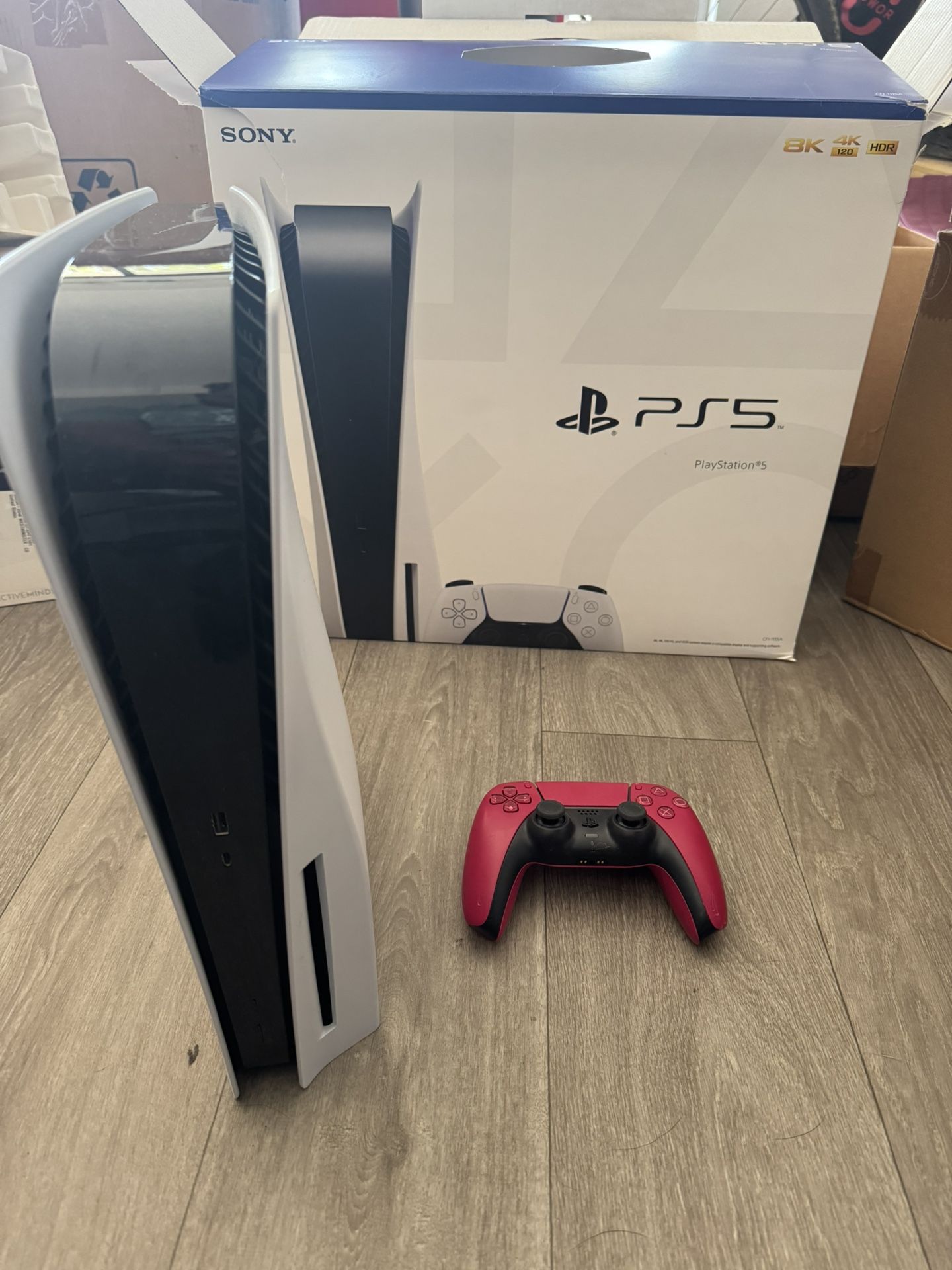 PS5 Bundle w/ 2 Dual Sense Controllers + 2TB Internal SSD + Gaming headset + PS HD Camera + Few Disc Games
