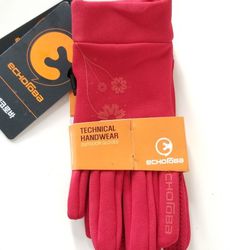 Technical Outdoor Gloves Red Small Size New