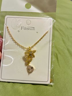 Gold-Tone Crystal Starfish Pendant Necklace