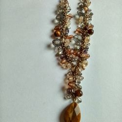 Vintage (AVON) Shades Of Amber Necklace