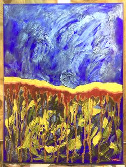 LAST SALE PRICE!!!! “Ukrainian Chaos” Original Painting .