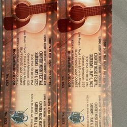 Country Music Festival  Tickets