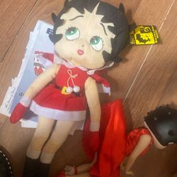 Betty Boop Santa Doll 