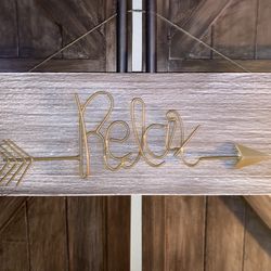 Relax Wooden Sign
