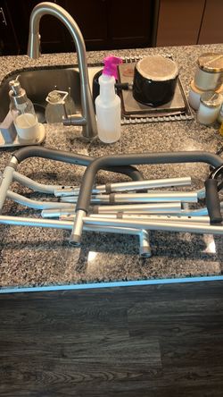 Folding Aluminum Potty Handrails Mobility Aid