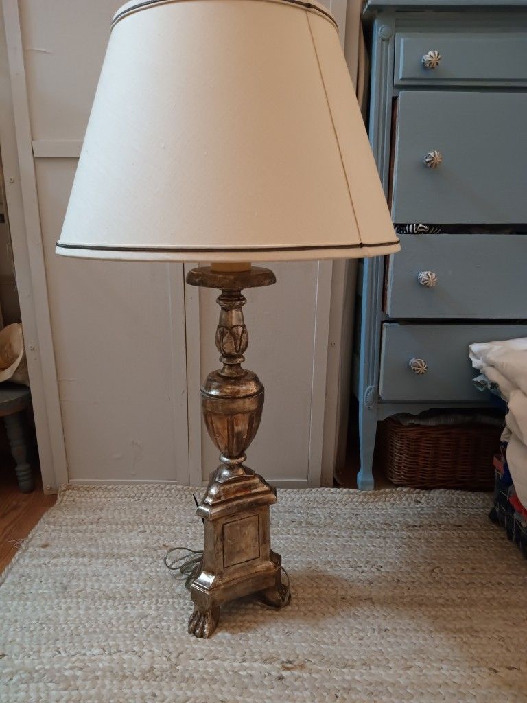 Vintage Italian Candle Stick Lamp