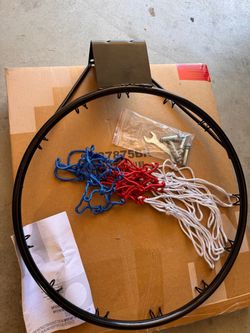 Basketball rim and net  Costway  FAST SHIP, NEW  Rim Diameter: 18-inch inner diameter (standard size).
