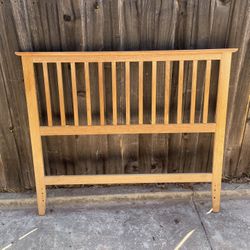 Full Size Oak Headboard 