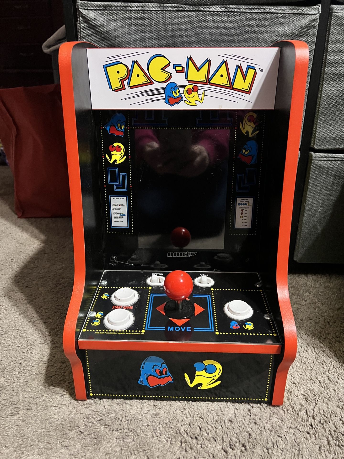 Tabletop Pac-Man Arcade Game