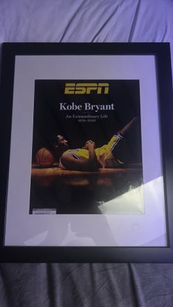Kobe framed magazines
