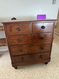 Chest Solid Wood Antique