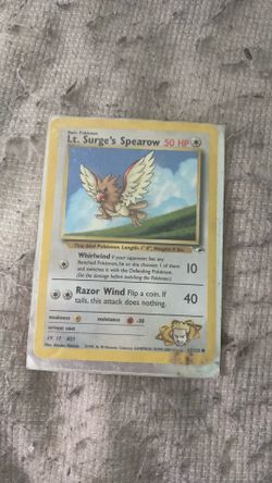 Vintage Pokémon card