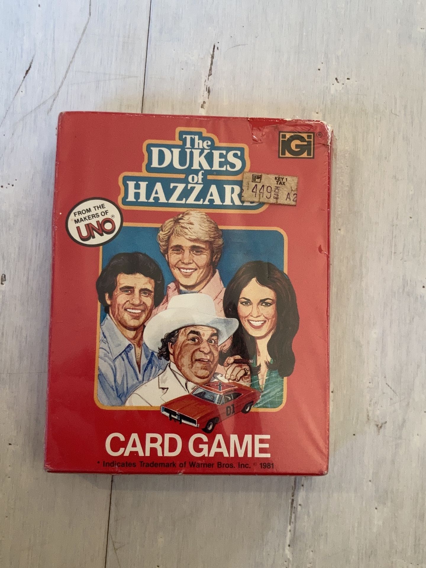 The Dukes Hazzard card game