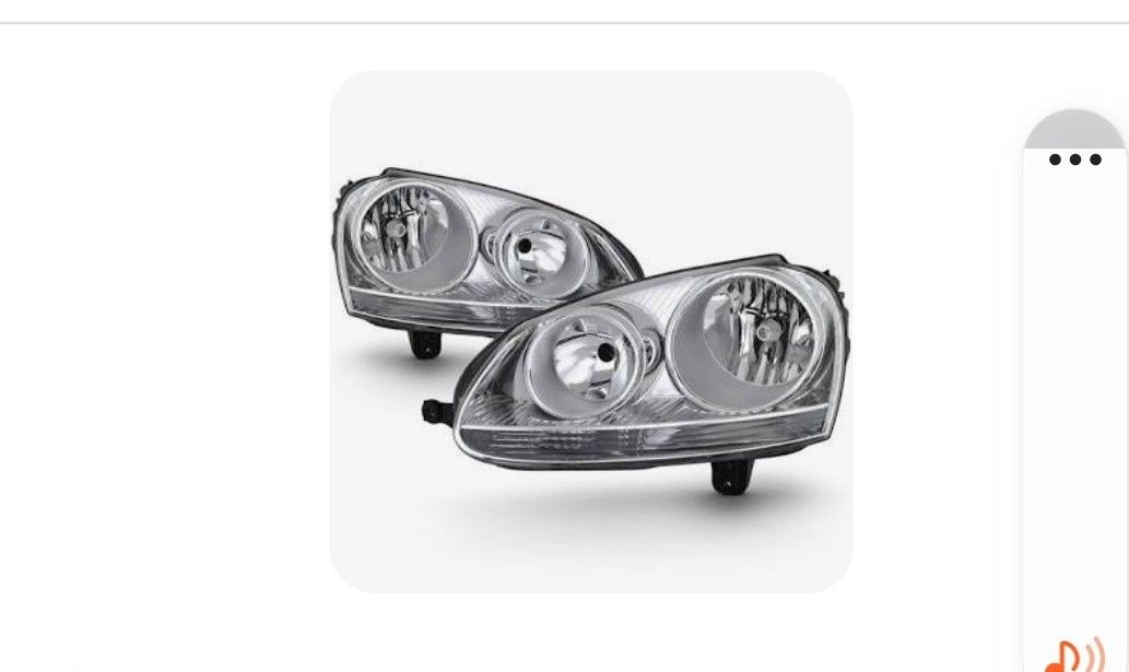 Vw Head Lights Still In The Box
