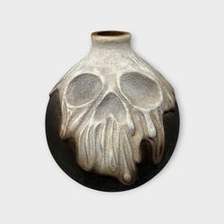 Skull Ceramic Bud Vase Tahua
