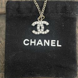 REAL AUTHENTIC Chanel Strass CC Pendant Necklace for Sale in Scottsdale, AZ  - OfferUp