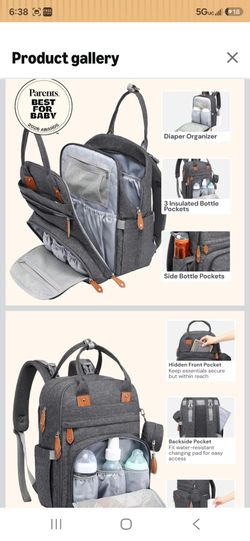 Babbleboo Diaper Bag (large)