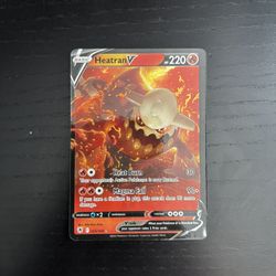 Pokemon Card Heatran V Full Art