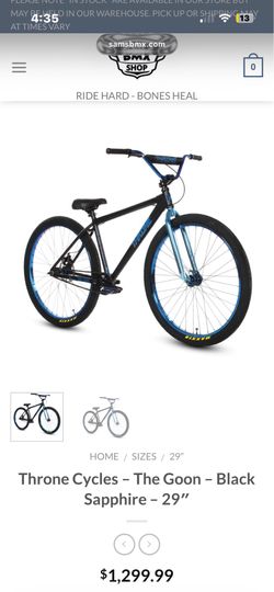 Black Sapphire Throne Bike 29”