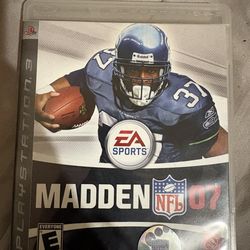 PLAYSTATION 3 MADDEN NFL 07 VIDEO GAME